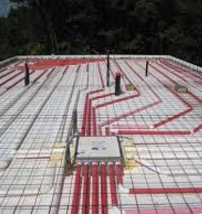Photo of legalett on roof of construction project with forest in behind