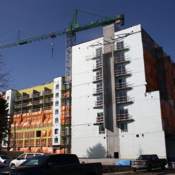 Sage condominiums construction photo